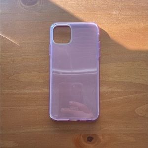 Transparent purple Iphone 11 Pro Max case